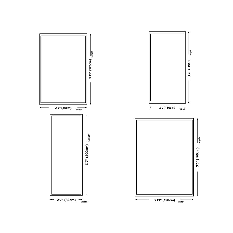 Donkergroene moderne tapijt polyester geometrie tapijt wasbaar tapijt voor woningdecoratie