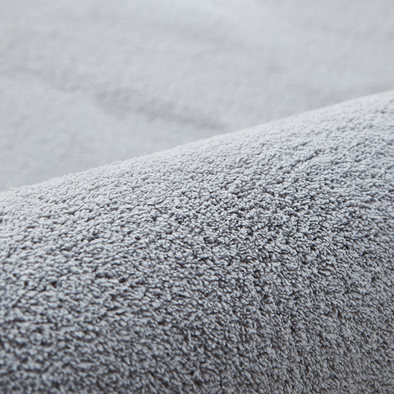 Ronde gewone shag tapijt polyester casual binnen tapijt niet-slip achterste ruggengiert tapijt voor woonkamer