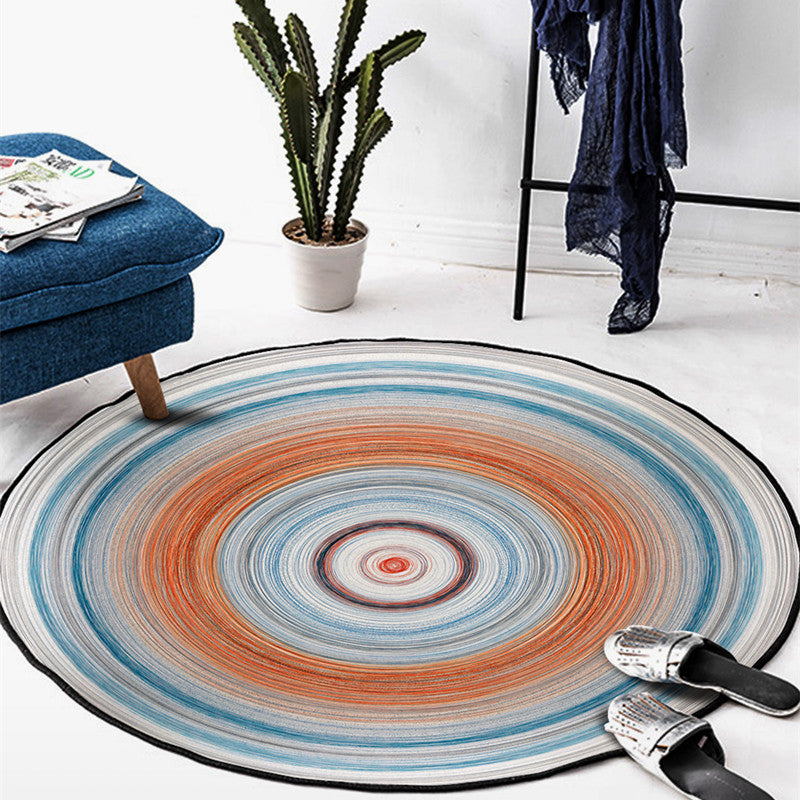 Prachtig ronde tapijt Modern polyester gebied Tapijt woonkamer tapijt met niet-slipachter