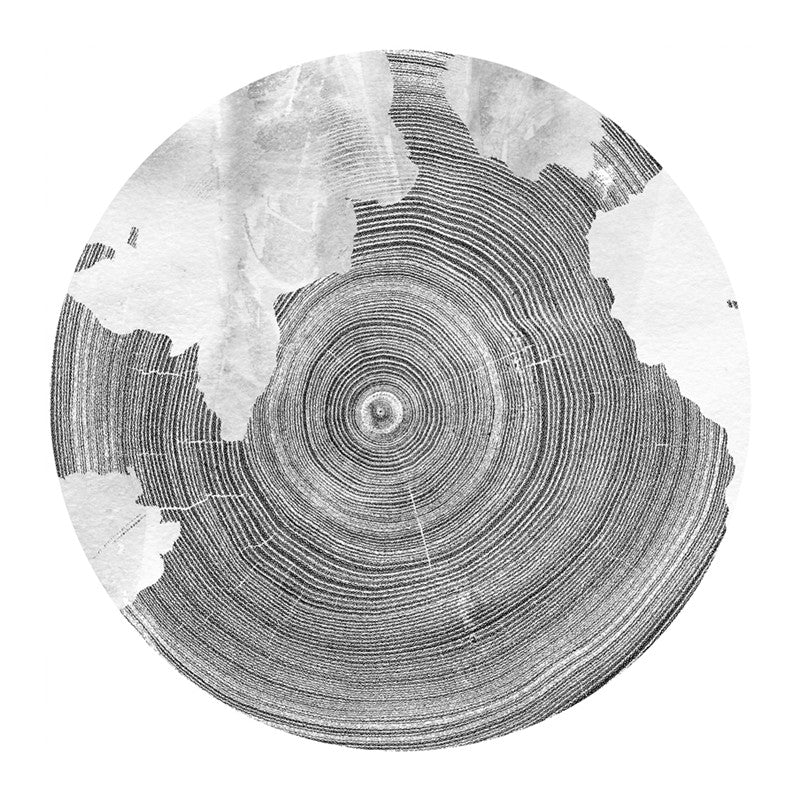 Prachtig ronde tapijt Modern polyester gebied Tapijt woonkamer tapijt met niet-slipachter