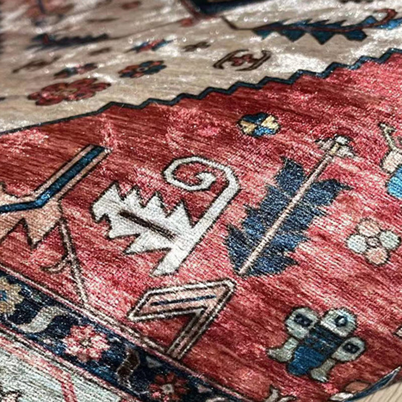 Modern pauw bedrukt tapijt polyester binnen tapijt tapijt niet-slip achterste ruggengiert tapijt voor woonkamer