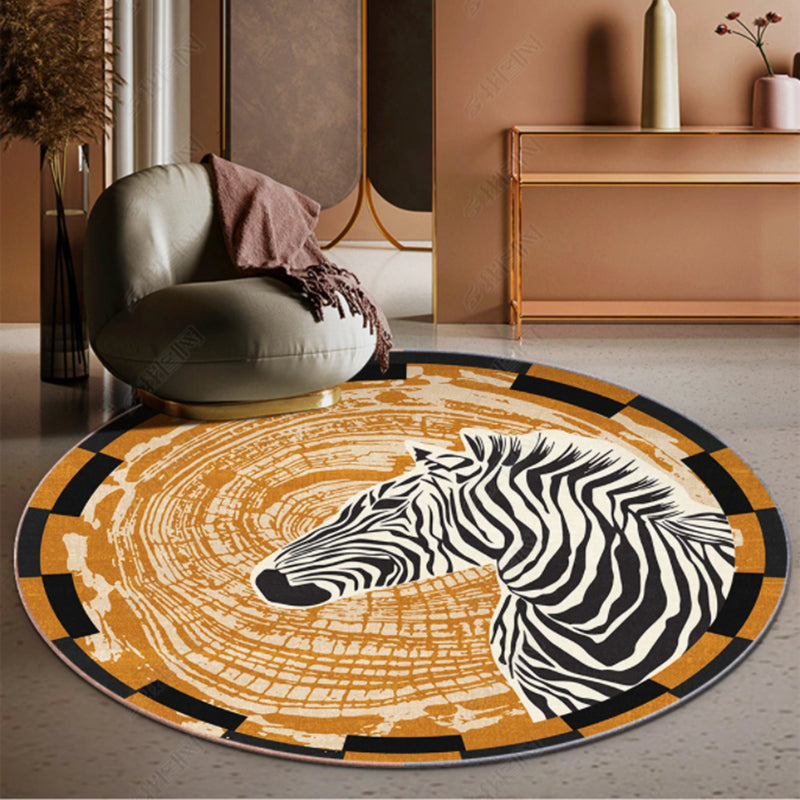 Fancy Modern Carpet Animal Pattern Polyester Area Tapijt Non-slip achterste tapijt voor thuisdecoratie