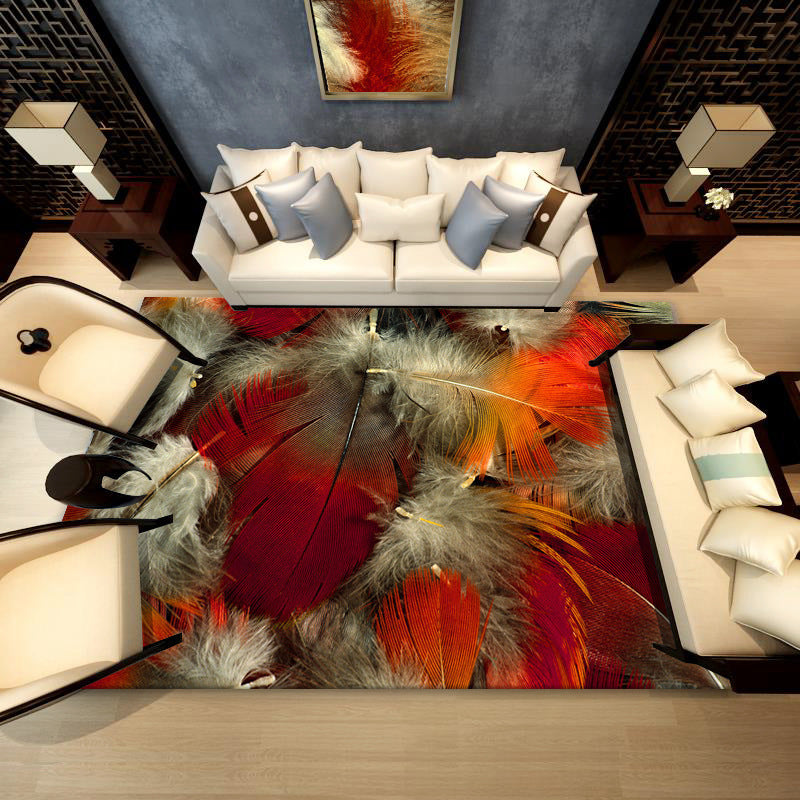 Moderne dieren print tapijt polyester indoor tapijt tapijt niet-slip ruggebied vloerkleed voor woonkamer