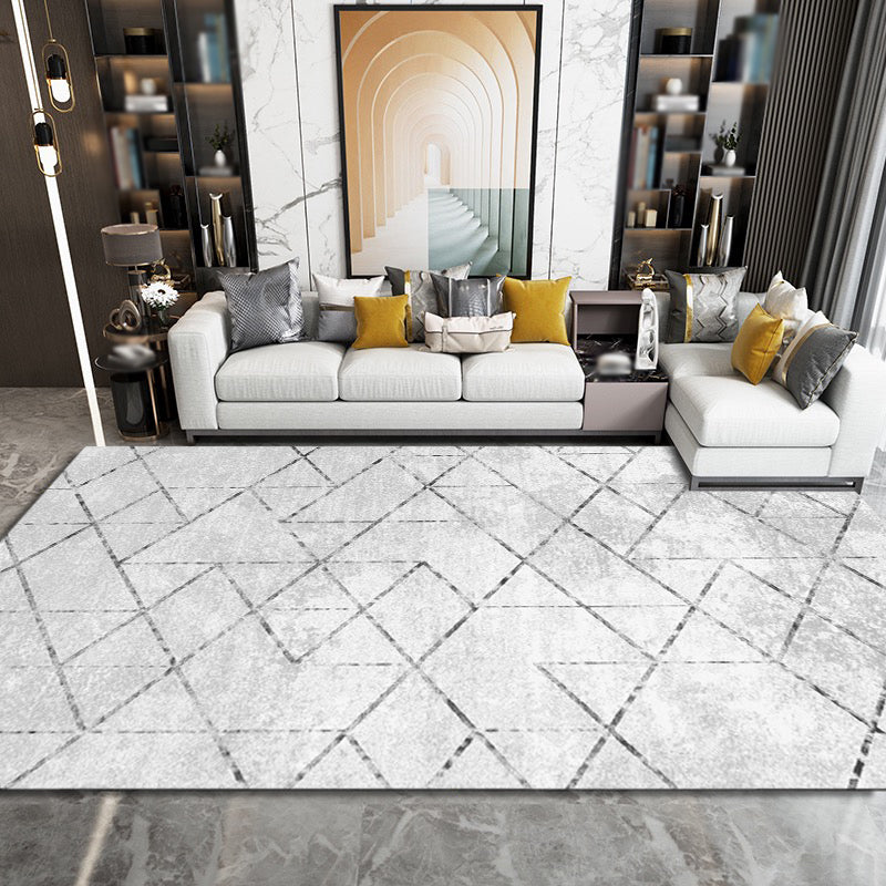 Eigentijds tapijt abstract patroon indoor tapijt vlek resistent polyester gebied tapijt voor woonkamer