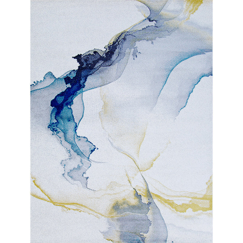 Grijs modern tapijten polyester abstract patroon tapijt niet-slip achterste tapijt voor woningdecoratie