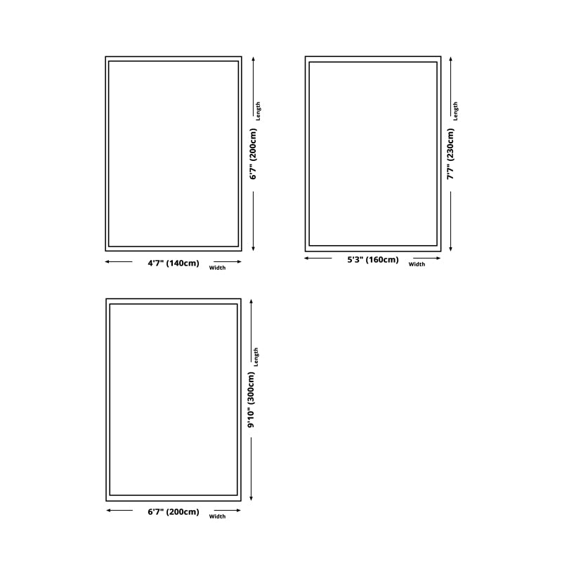 Abrikoos Moderne Tapijten Polyester Lijn Tapijt niet-slip achterste tapijt voor woningdecoratie