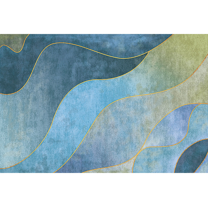 Paars abstract tapijten polyester modern tapijt niet-slip achterste tapijt voor woningdecoratie