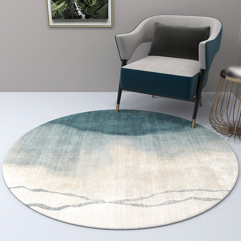 Grijs modern tapijt geometrisch patroon polyester gebied tapijt niet-slip achterste tapijt voor salon