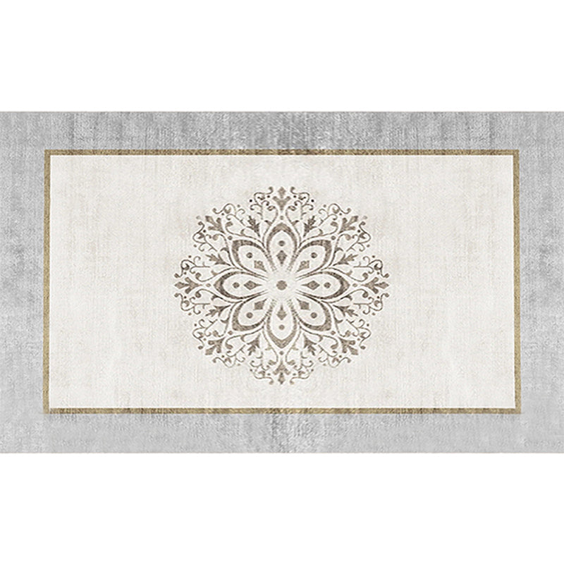 Modern woonkamer vloerkleed Prachtig wasbaar Wasbaar Truug Polyester Stain Resistant Area Tapijt