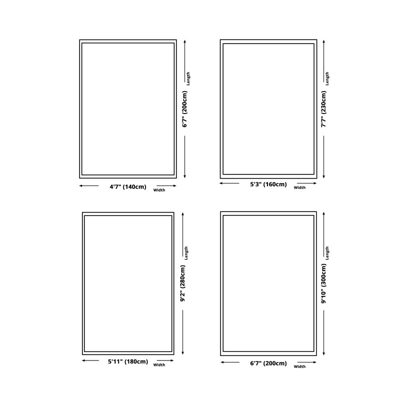 Modern woonkamer vloerkleed Prachtig wasbaar Wasbaar Truug Polyester Stain Resistant Area Tapijt