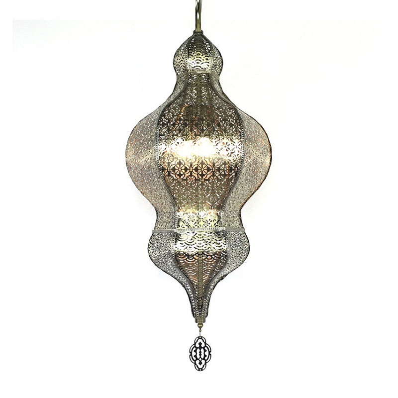 Gourd Restaurant Wall Lighting Vintage Metallic 1 Light Bronze Sconce Lamp Fixture