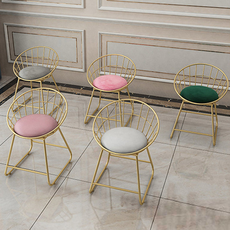 Silla auxiliar tapizada escandinava, sillas de comedor con respaldo de listones y acabado mate (juego de 2)