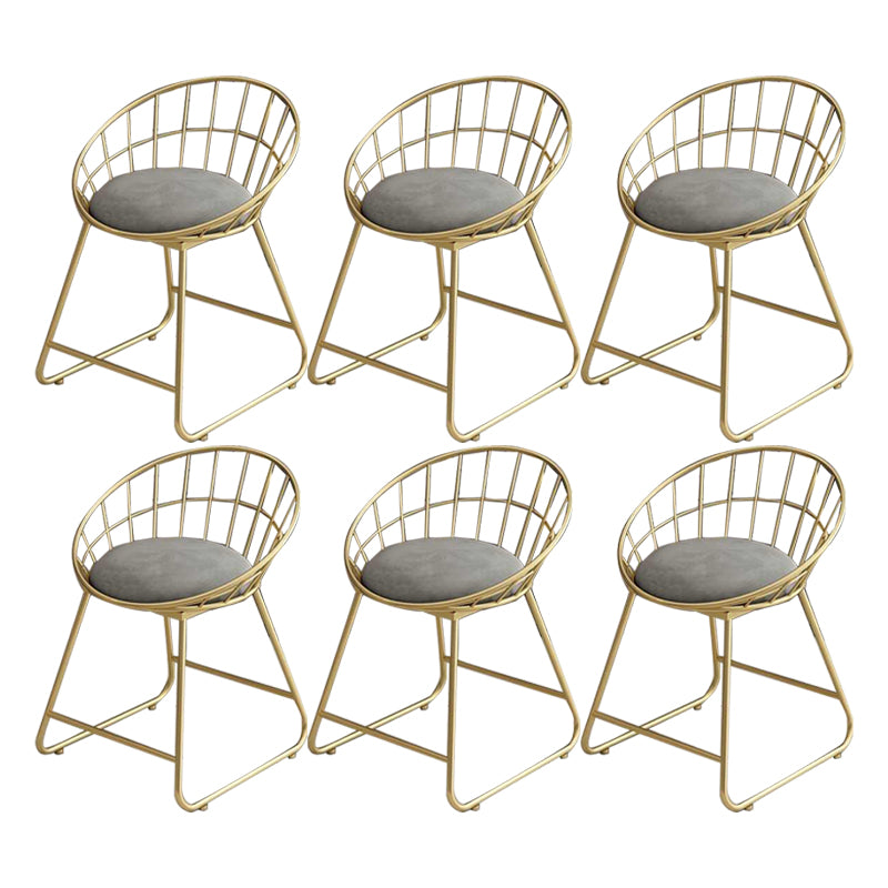 Silla auxiliar tapizada escandinava, sillas de comedor con respaldo de listones y acabado mate (juego de 2)