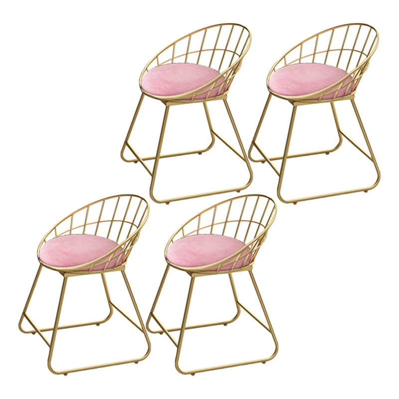 Silla auxiliar tapizada escandinava, sillas de comedor con respaldo de listones y acabado mate (juego de 2)