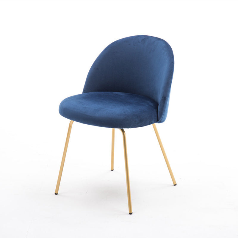 Chaise d'appoint de salle à manger rembourrée scandinave, finition mate, chaise de salle à manger Parsons