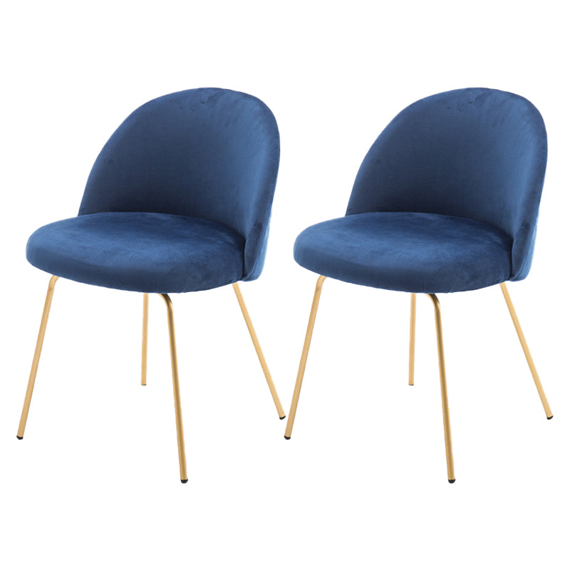 Chaise d'appoint de salle à manger rembourrée scandinave, finition mate, chaise de salle à manger Parsons