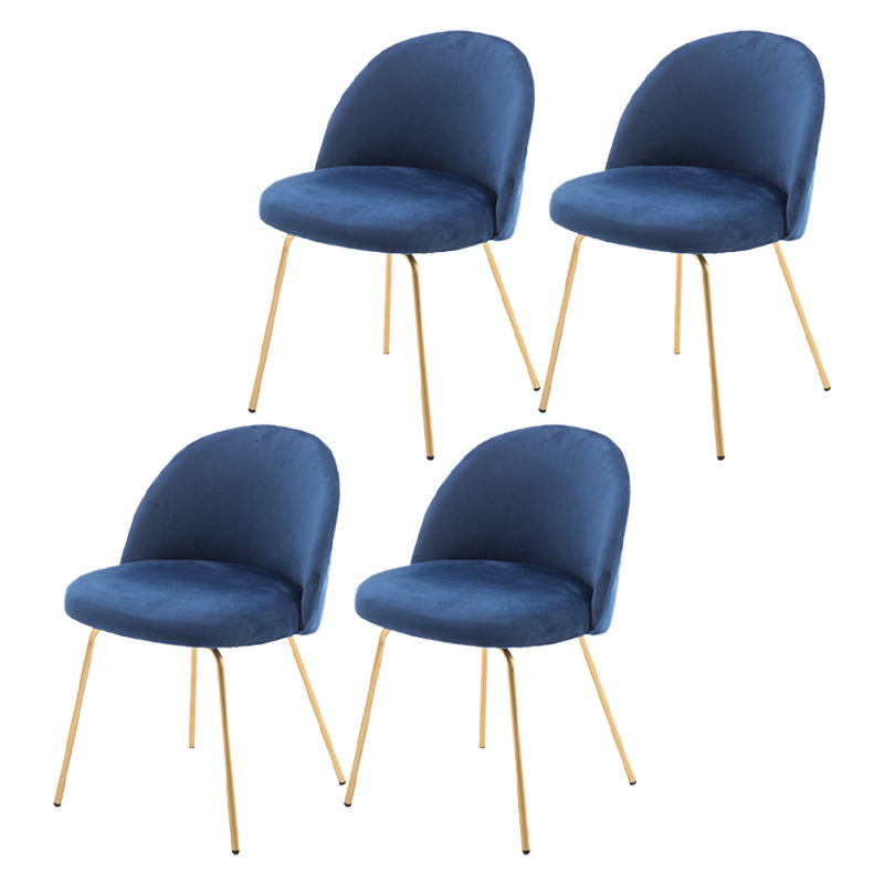 Chaise d'appoint de salle à manger rembourrée scandinave, finition mate, chaise de salle à manger Parsons