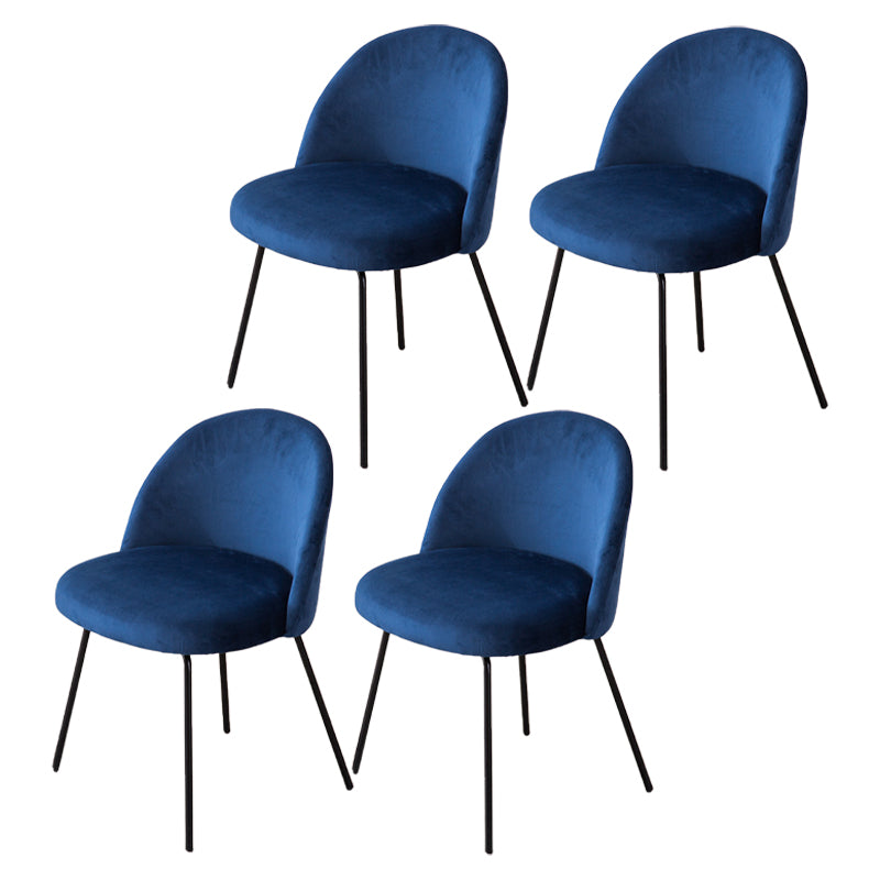 Chaise d'appoint de salle à manger rembourrée scandinave, finition mate, chaise de salle à manger Parsons