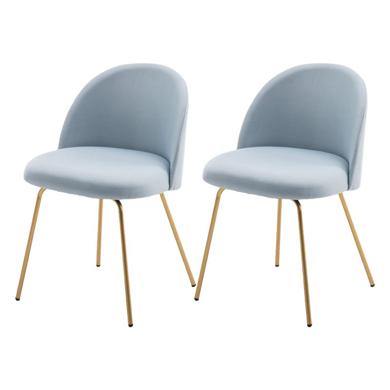 Chaise d'appoint de salle à manger rembourrée scandinave, finition mate, chaise de salle à manger Parsons