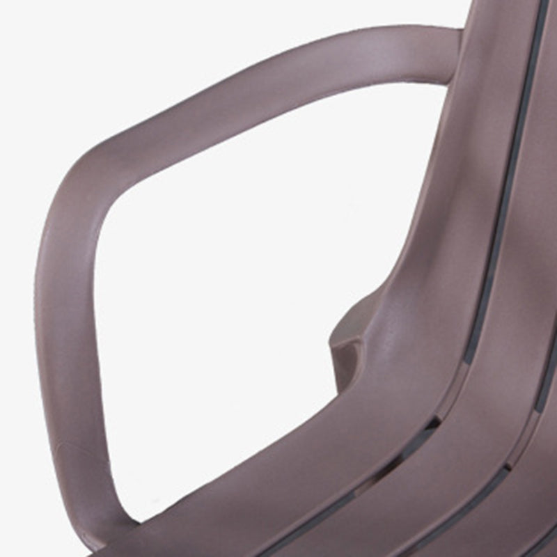 Sillas de comedor de cocina de estilo moderno, sillas de comedor de plástico con brazos apilables