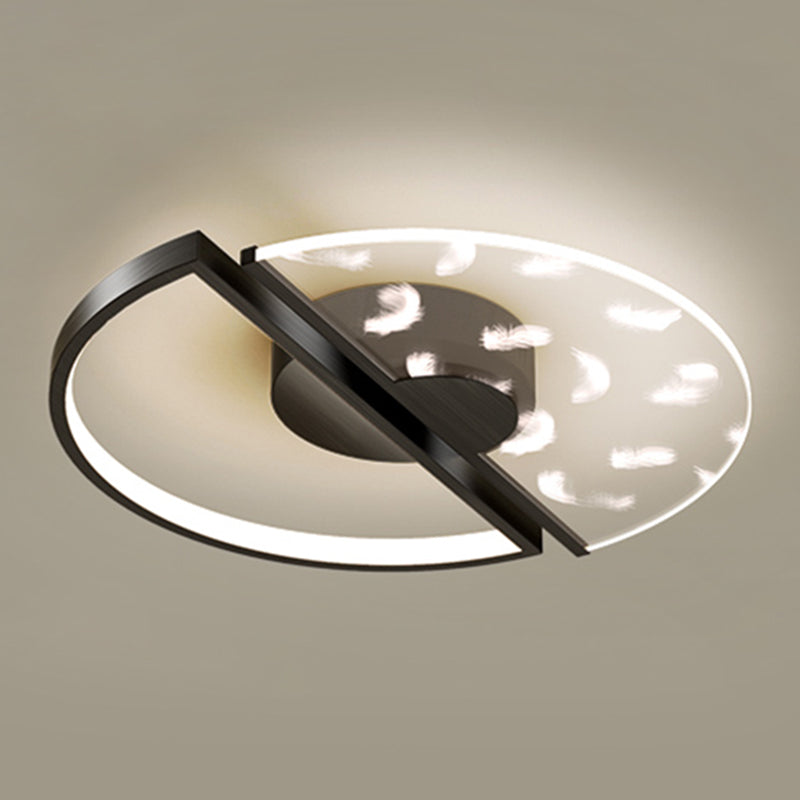 LED Flush Lighting Modern Flush Mount Ceiling Light Fixtures for Living Room Dinning Room
