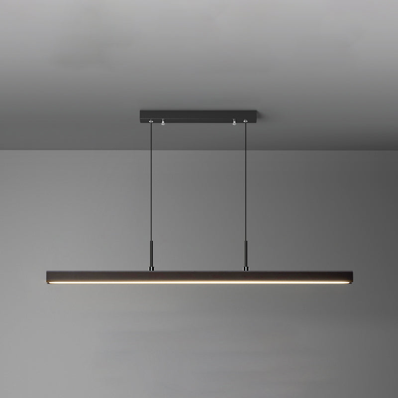 Moderno Led Light Light Light Comedor Lámpara colgante de rectángulo simple
