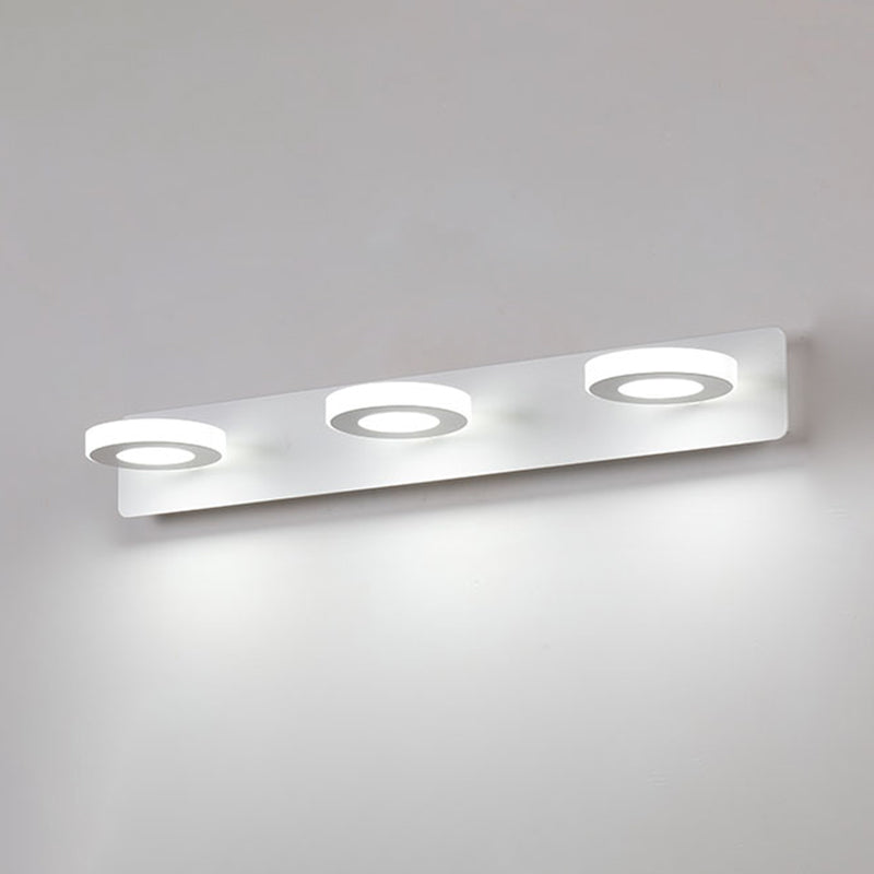 Lumo moderno a specchio a più head Stile moderno semplice lampada da toeletta per il bagno