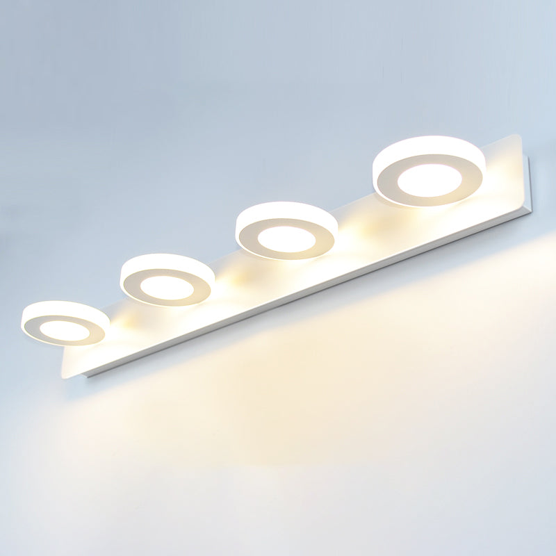 Lumo moderno a specchio a più head Stile moderno semplice lampada da toeletta per il bagno