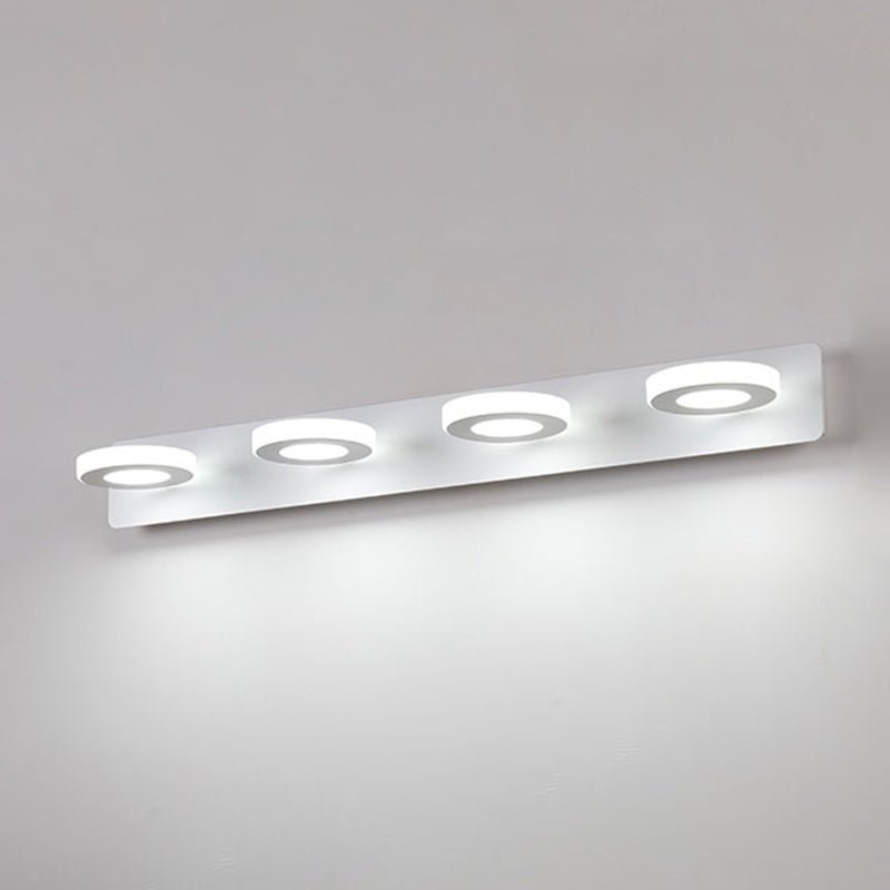 Lumo moderno a specchio a più head Stile moderno semplice lampada da toeletta per il bagno