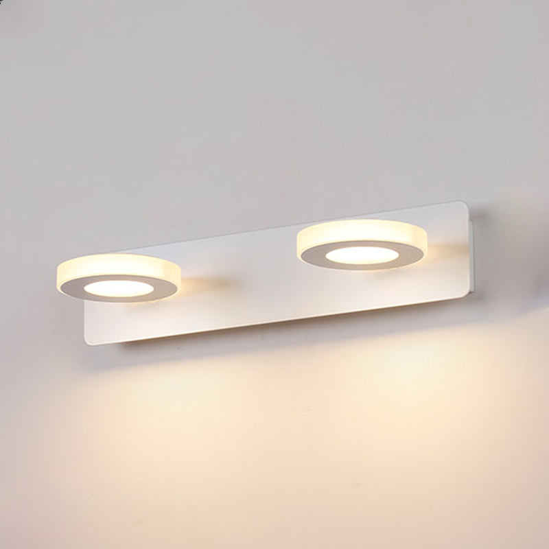 Lumo moderno a specchio a più head Stile moderno semplice lampada da toeletta per il bagno