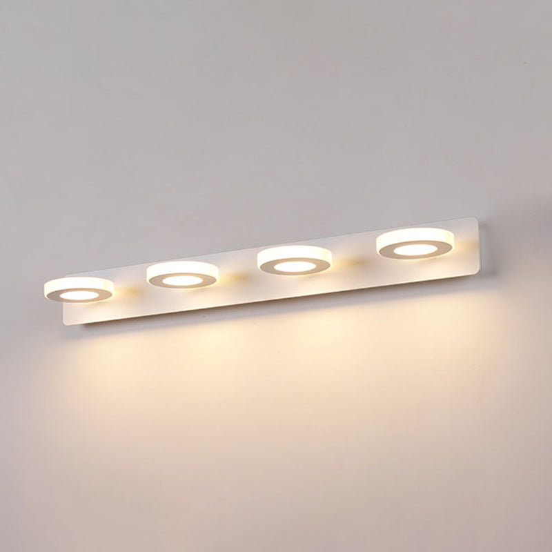 Lumo moderno a specchio a più head Stile moderno semplice lampada da toeletta per il bagno