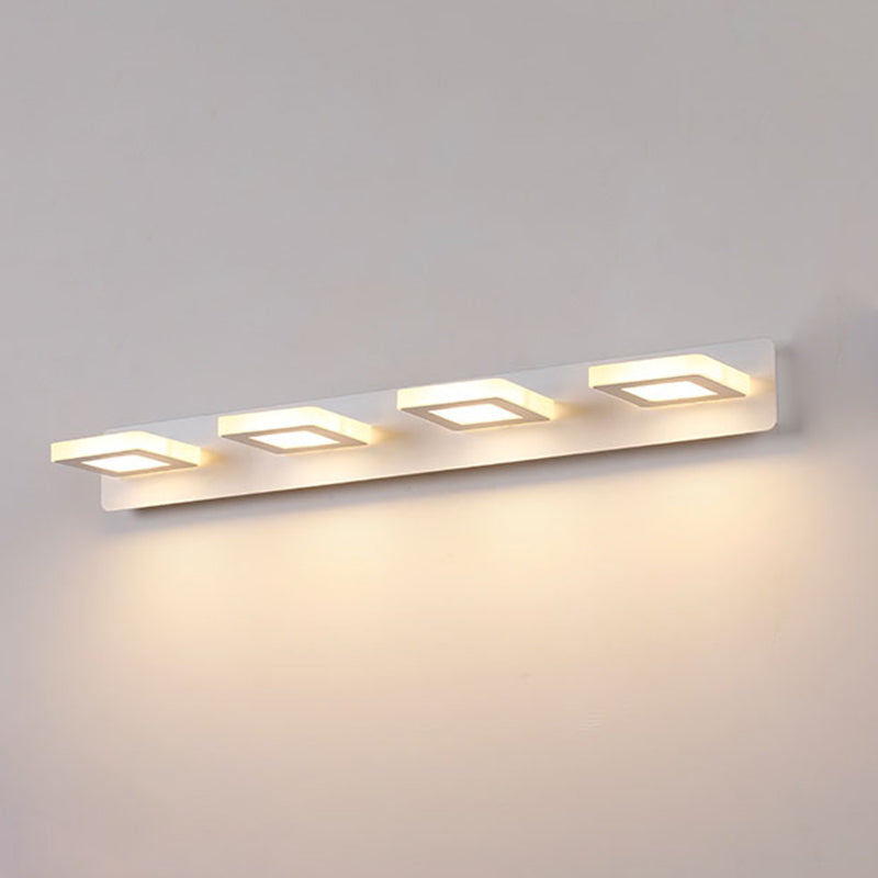 Lumo moderno a specchio a più head Stile moderno semplice lampada da toeletta per il bagno