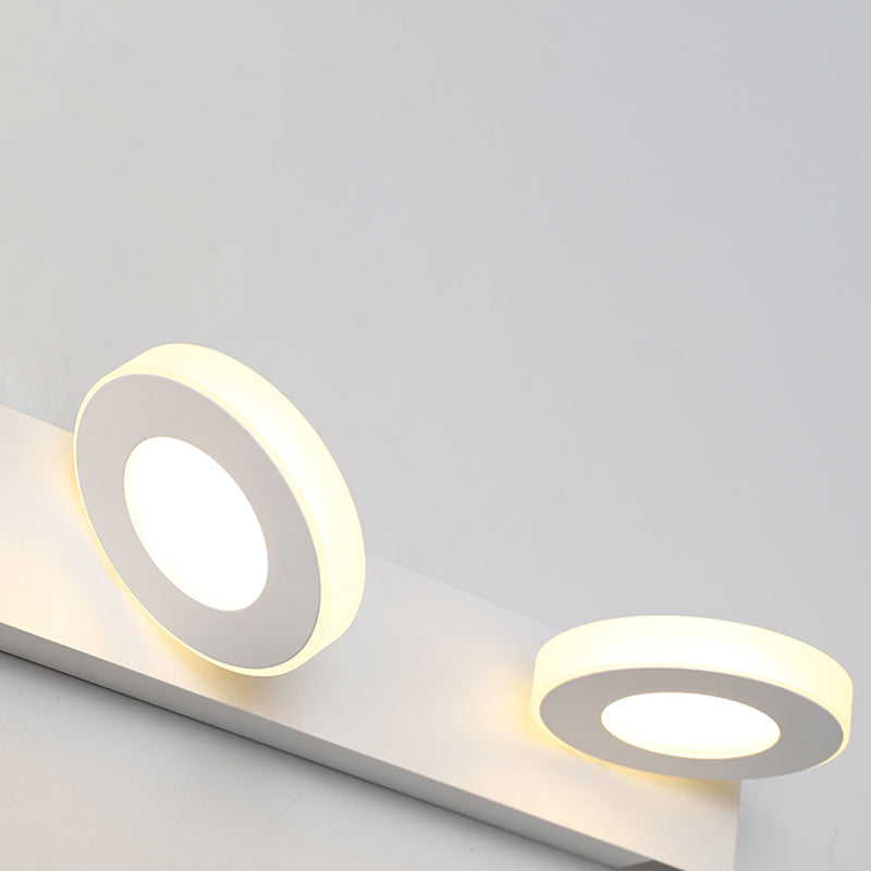 Lumo moderno a specchio a più head Stile moderno semplice lampada da toeletta per il bagno