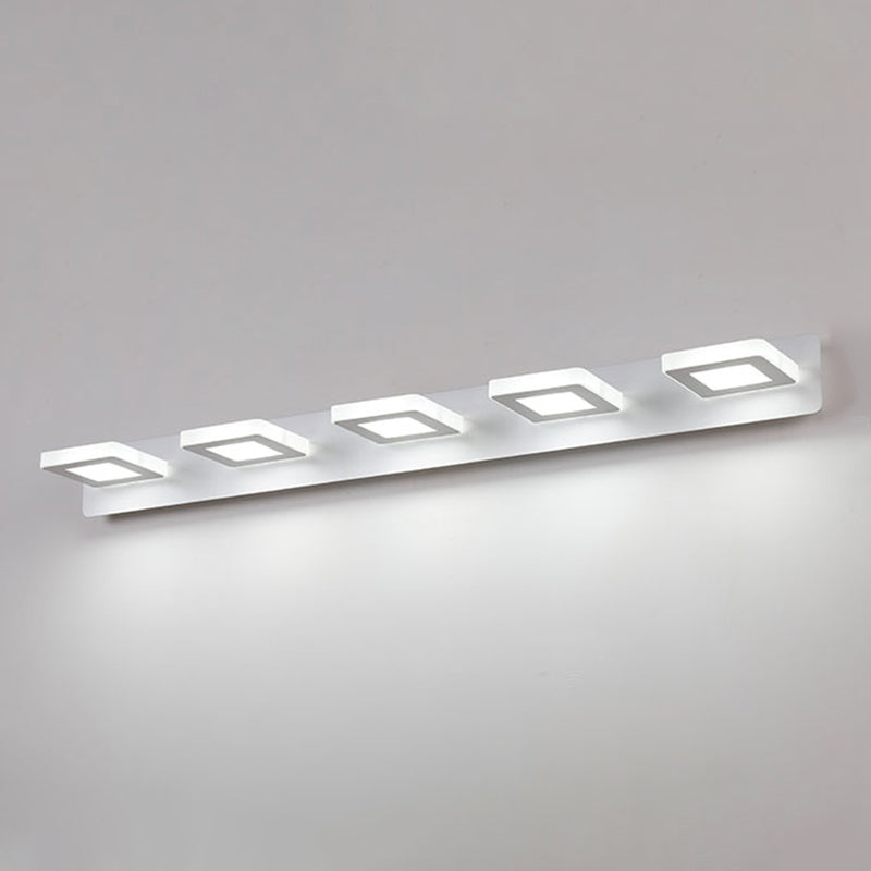 Lumo moderno a specchio a più head Stile moderno semplice lampada da toeletta per il bagno