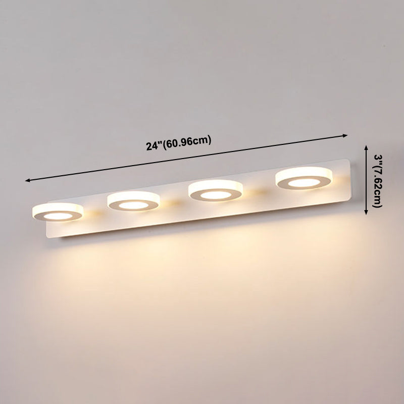 Lumo moderno a specchio a più head Stile moderno semplice lampada da toeletta per il bagno