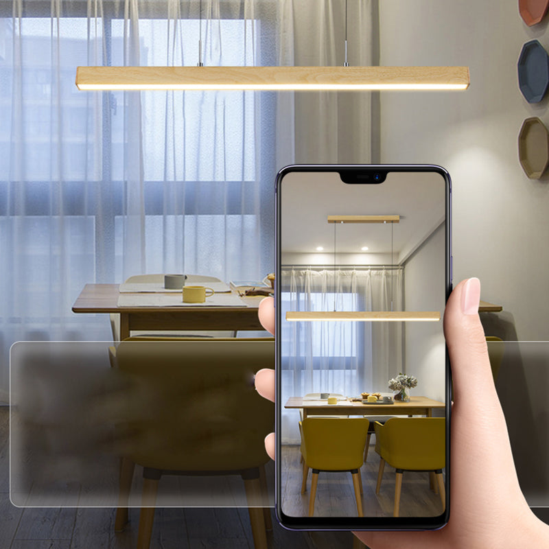 Luz de aluminio LED de lámpara colgante moderno simple para comedor para comedor