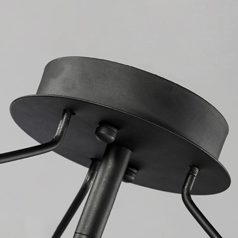 Plafonnier simple moderne semi-encastré pour salon