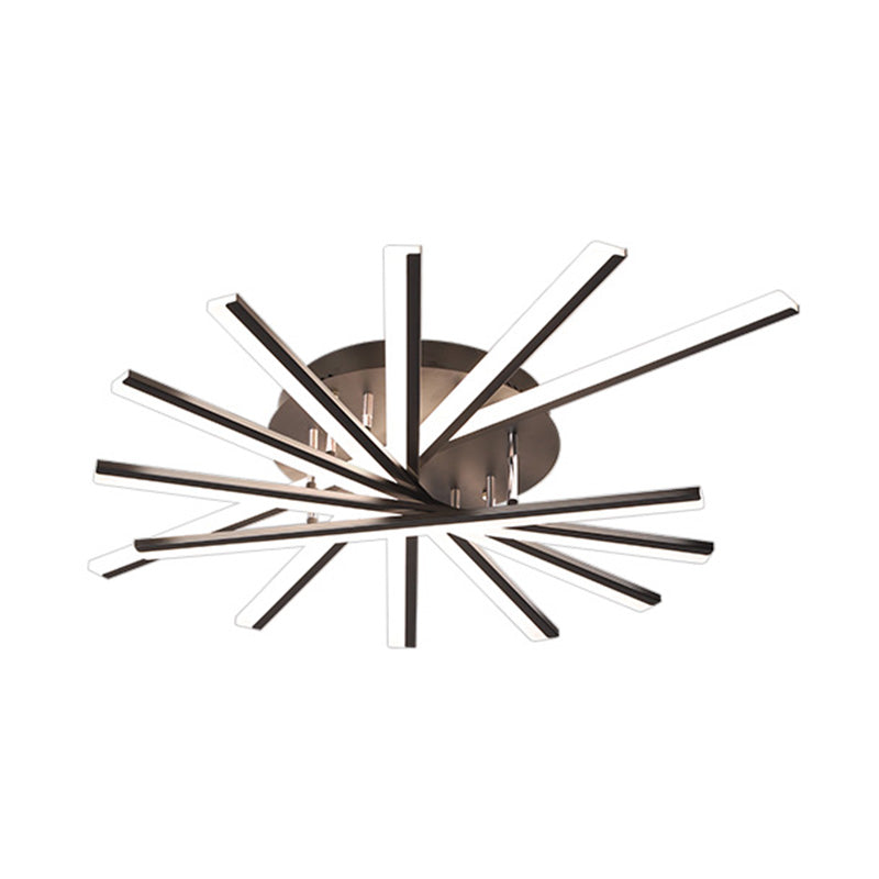 Modern Flush Mount Ceiling Light Metal Ceiling Lighting for Dinning Room Sitting Room