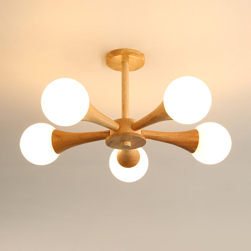 Modern Chandelier Pendant Lamp Multi-Head Chandelier Light Fixtures for Living Room