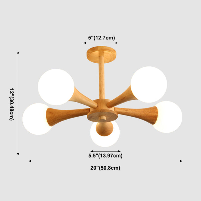 Modern Chandelier Pendant Lamp Multi-Head Chandelier Light Fixtures for Living Room