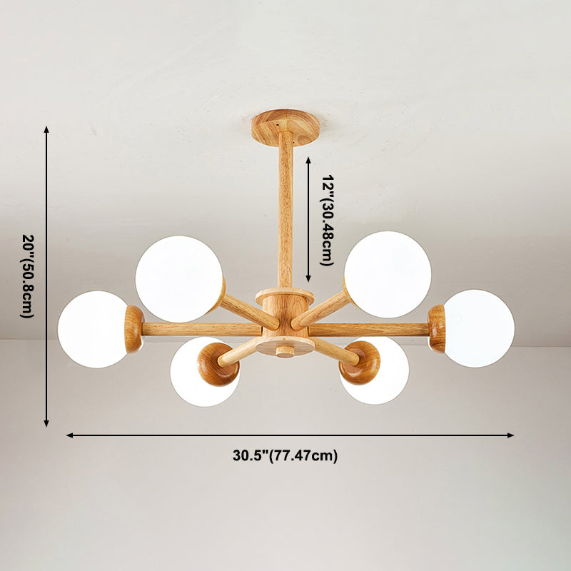 Globe Chandelier Pendant Light Modern Multi-Head Chandelier Lamps Fixtures for Living Room