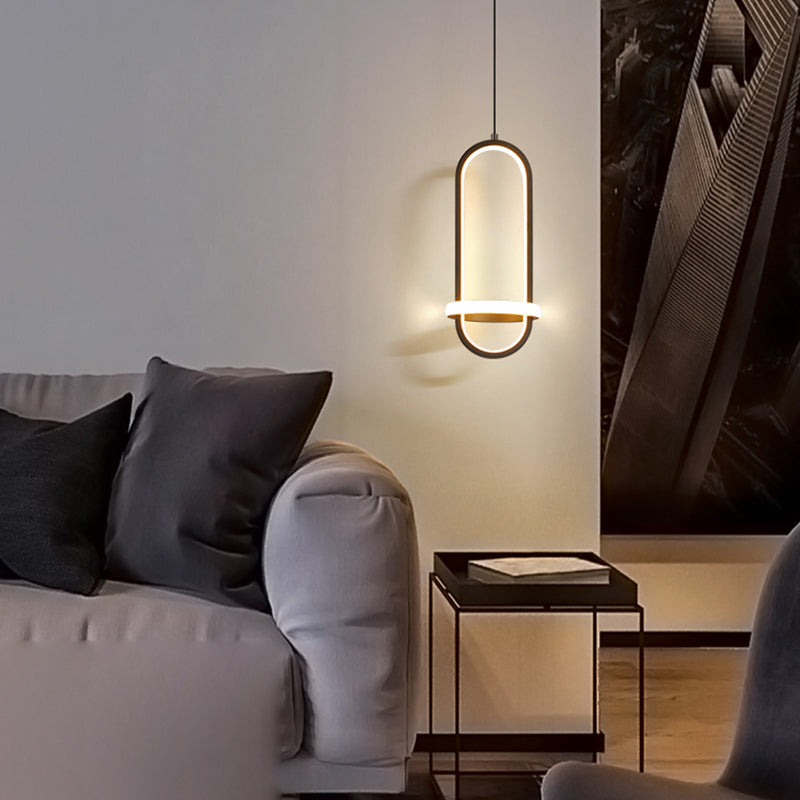 Luci a sospensione a sospensione a sospensione modernista per ciondolo a sospensione per la camera da letto del salotto