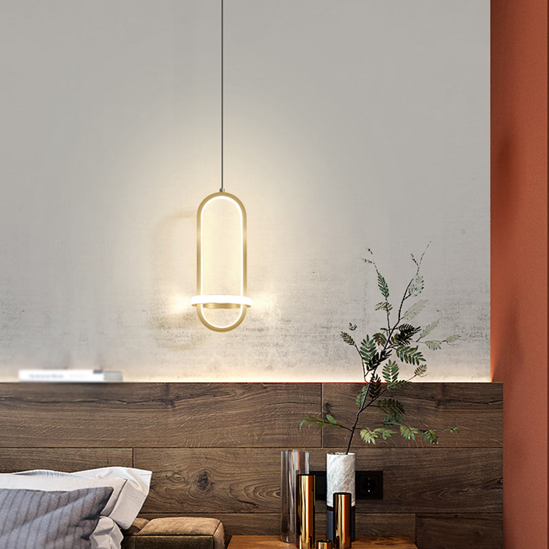 Luci a sospensione a sospensione a sospensione modernista per ciondolo a sospensione per la camera da letto del salotto