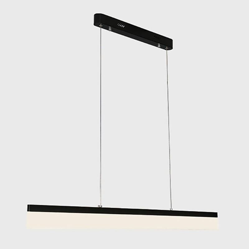 Lámpara colgante de rectángulo LED de lámpara colgante simple para el comedor de la oficina del comedor