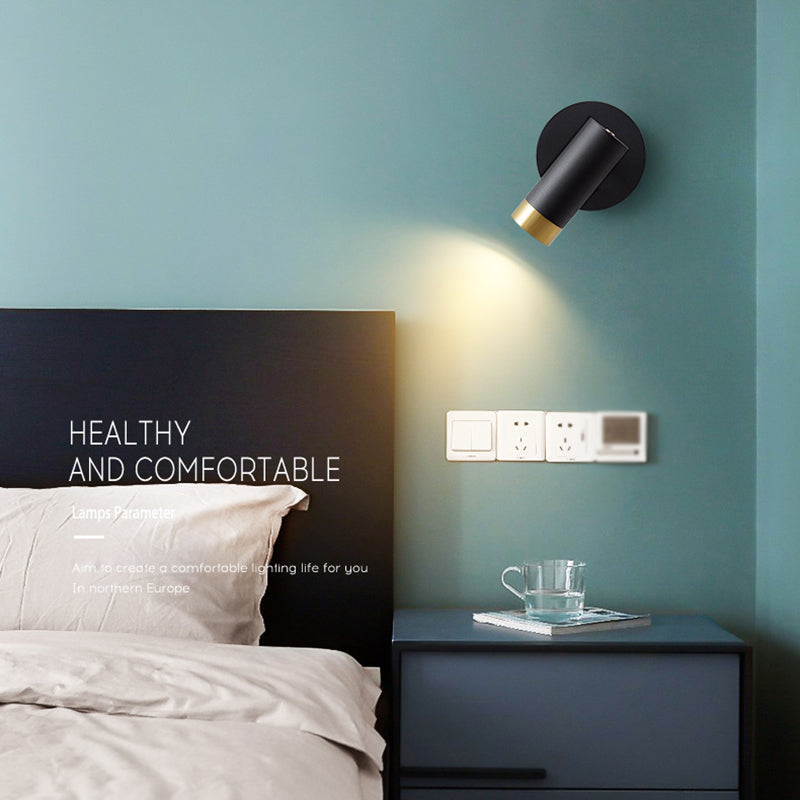 Einfache Leuchtenleuchte zeitgenössische Wandleuchte für Schlafzimmer