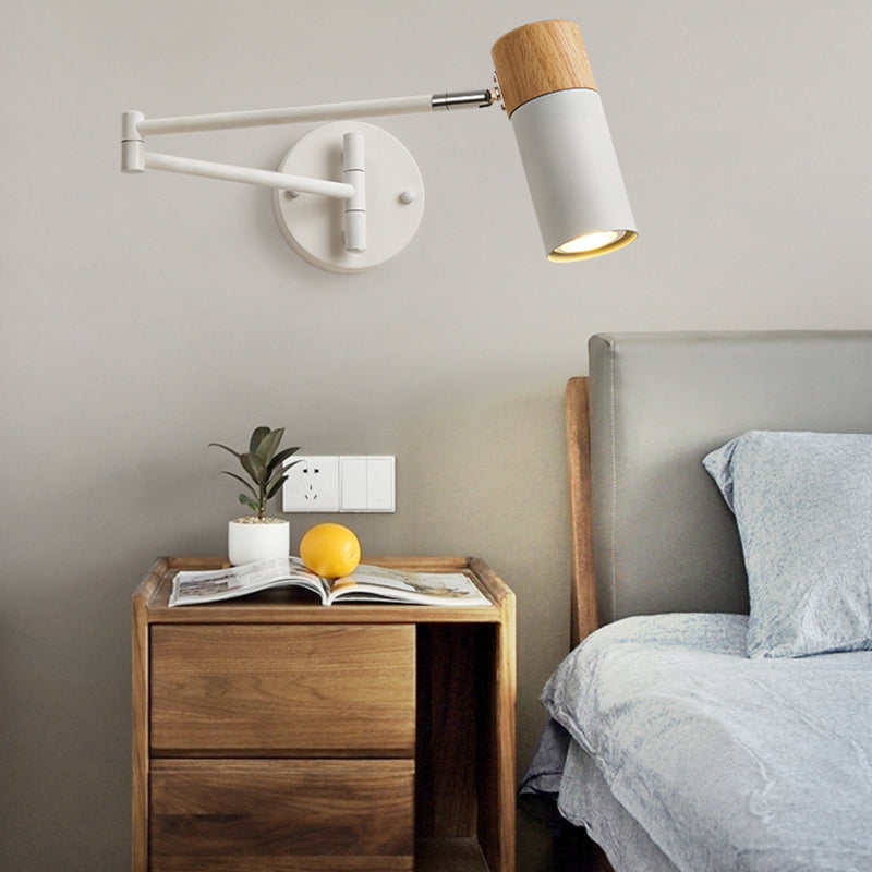 Actualización moderna de pared ajustable ajustable una mezcla de luz montada en la pared blanca