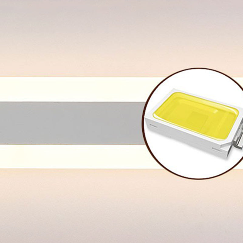 Miroir à bande blanche Lumière Nordic Metal LED LED Murce pour salle de bain