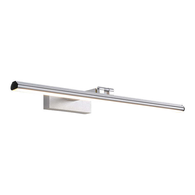 Aluminum Strip Mirror Light Modern Minimalist 1 Light Wall Sconce for Bathroom