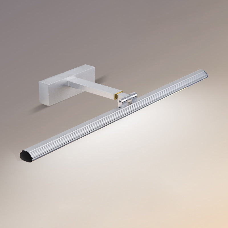 Aluminum Strip Mirror Light Modern Minimalist 1 Light Wall Sconce for Bathroom