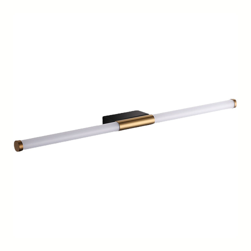 Lampada da parete dritta in metallo MODERNO MODERNO MODIALE LED LED LIGHT PER BAGNI